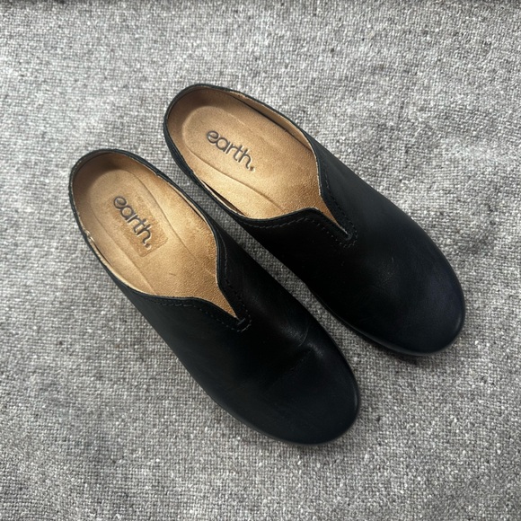 Earth Black Leather “Kolia Clog” Women’s Size 9.5 New! - Picture 8 of 11